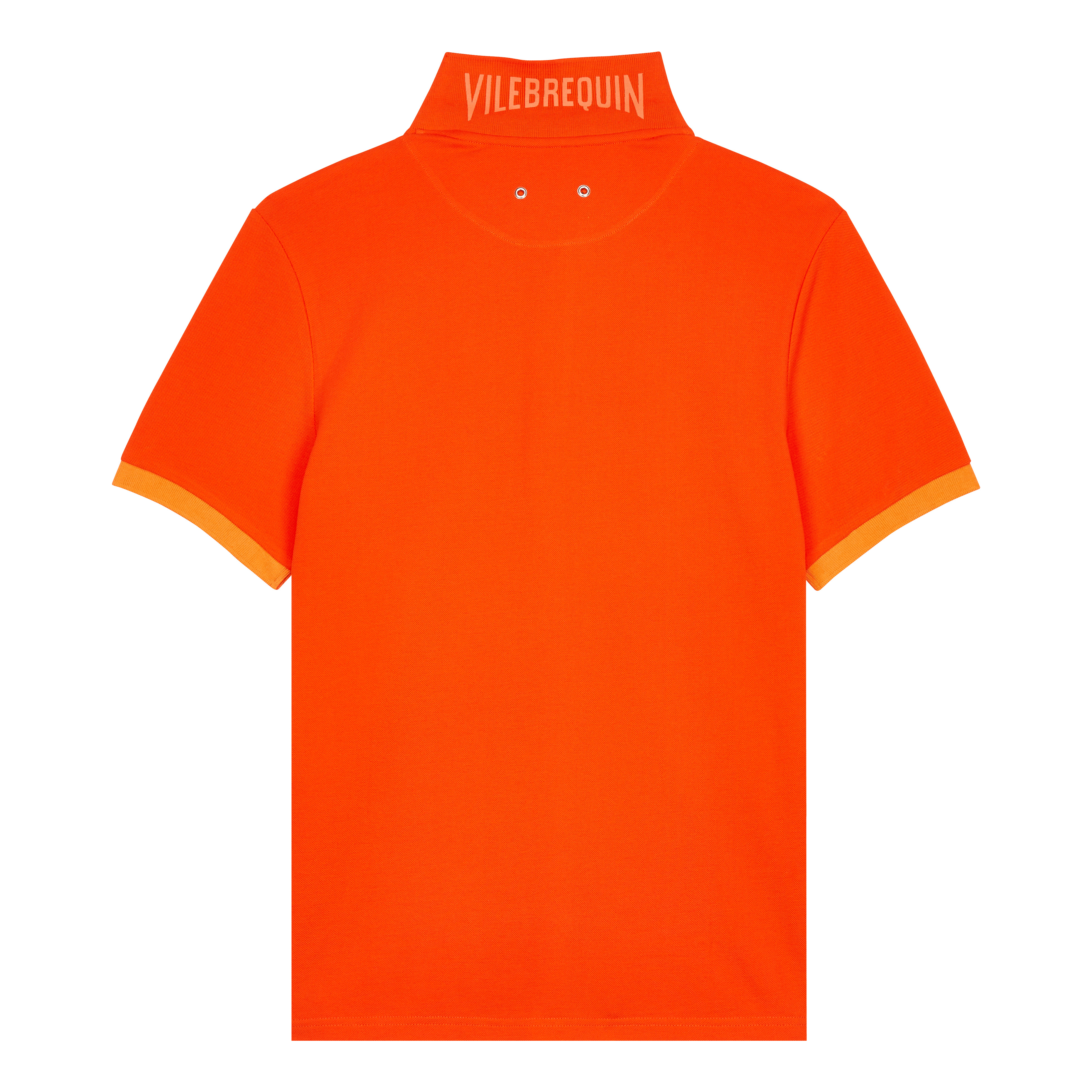 Men Cotton Pique Polo Shirt Solid - 2