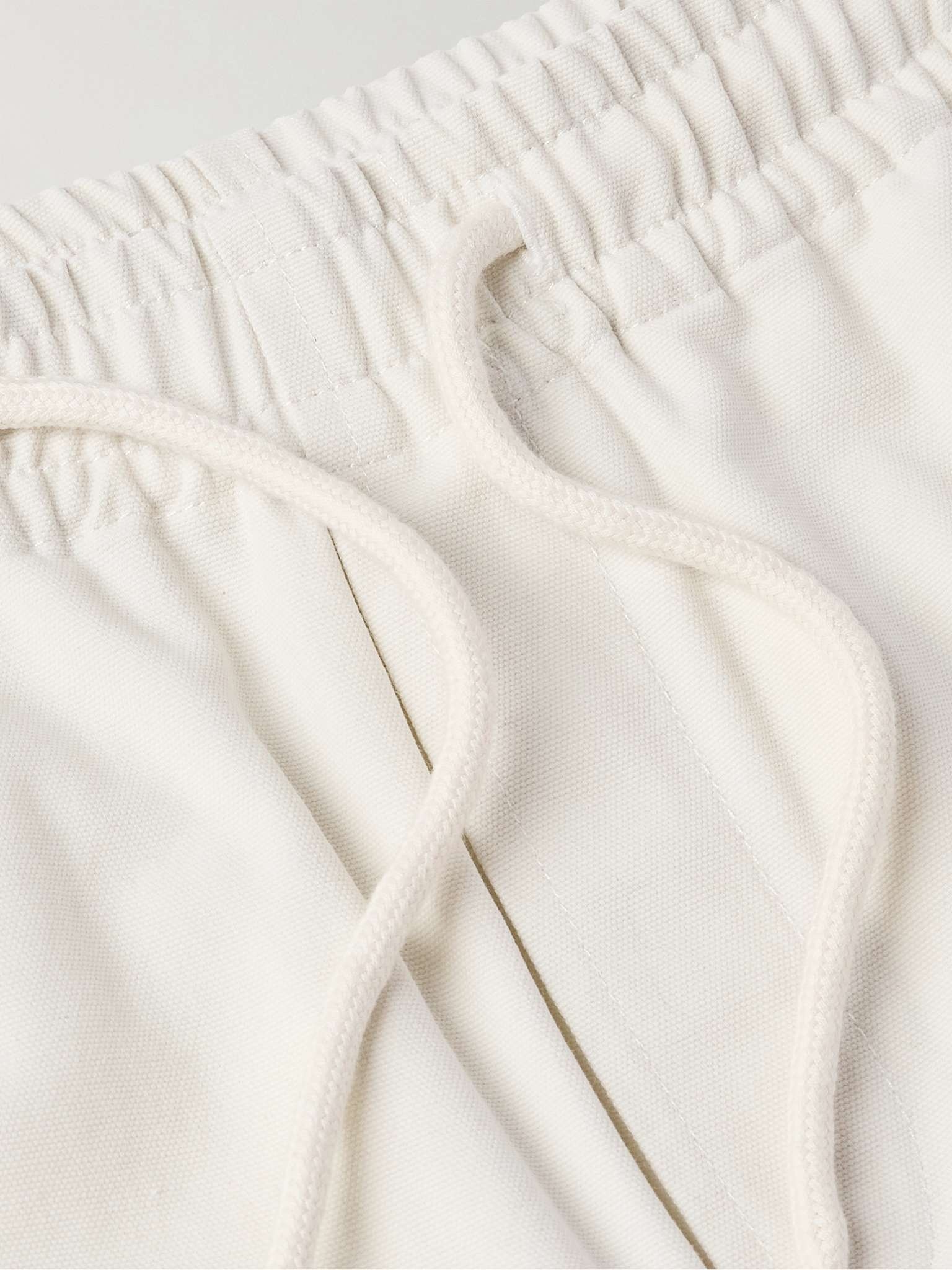 Vincent Straight-Leg Cotton-Canvas Drawstring Trousers - 6