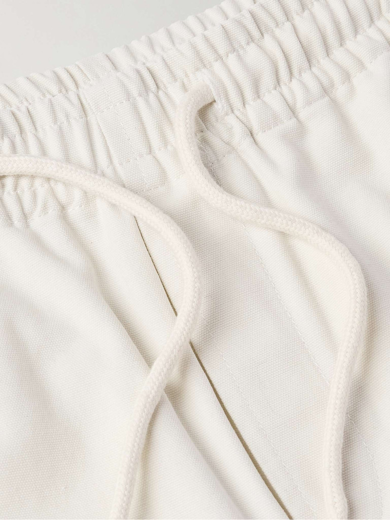 Vincent Straight-Leg Cotton-Canvas Drawstring Trousers 6