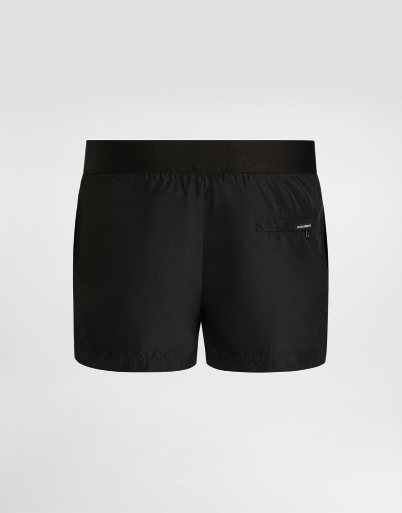 Dolce & Gabbana Short swim trunks with Dolce&Gabbana logo outlook