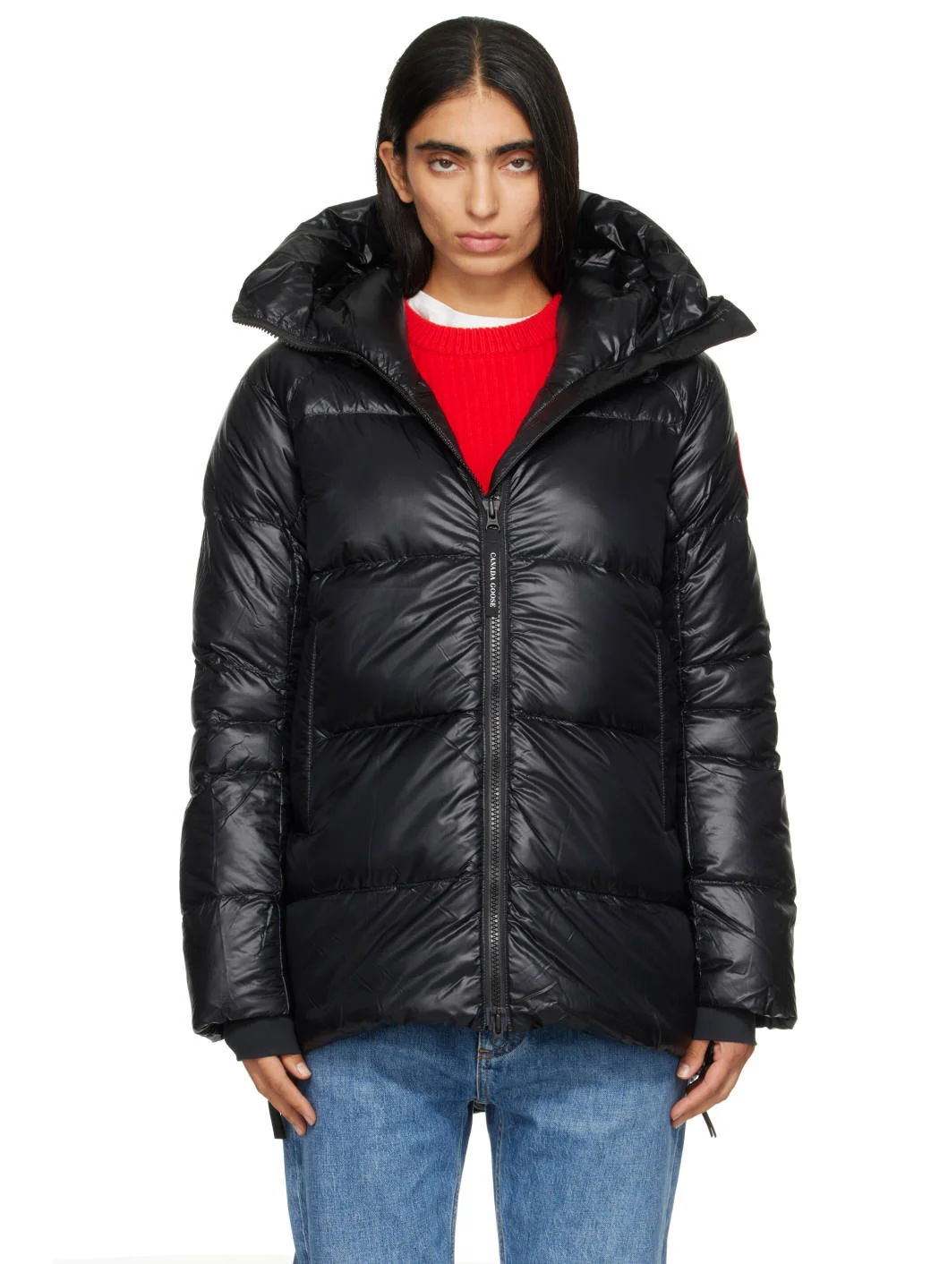Black Cypress Puffer Down Jacket - 1