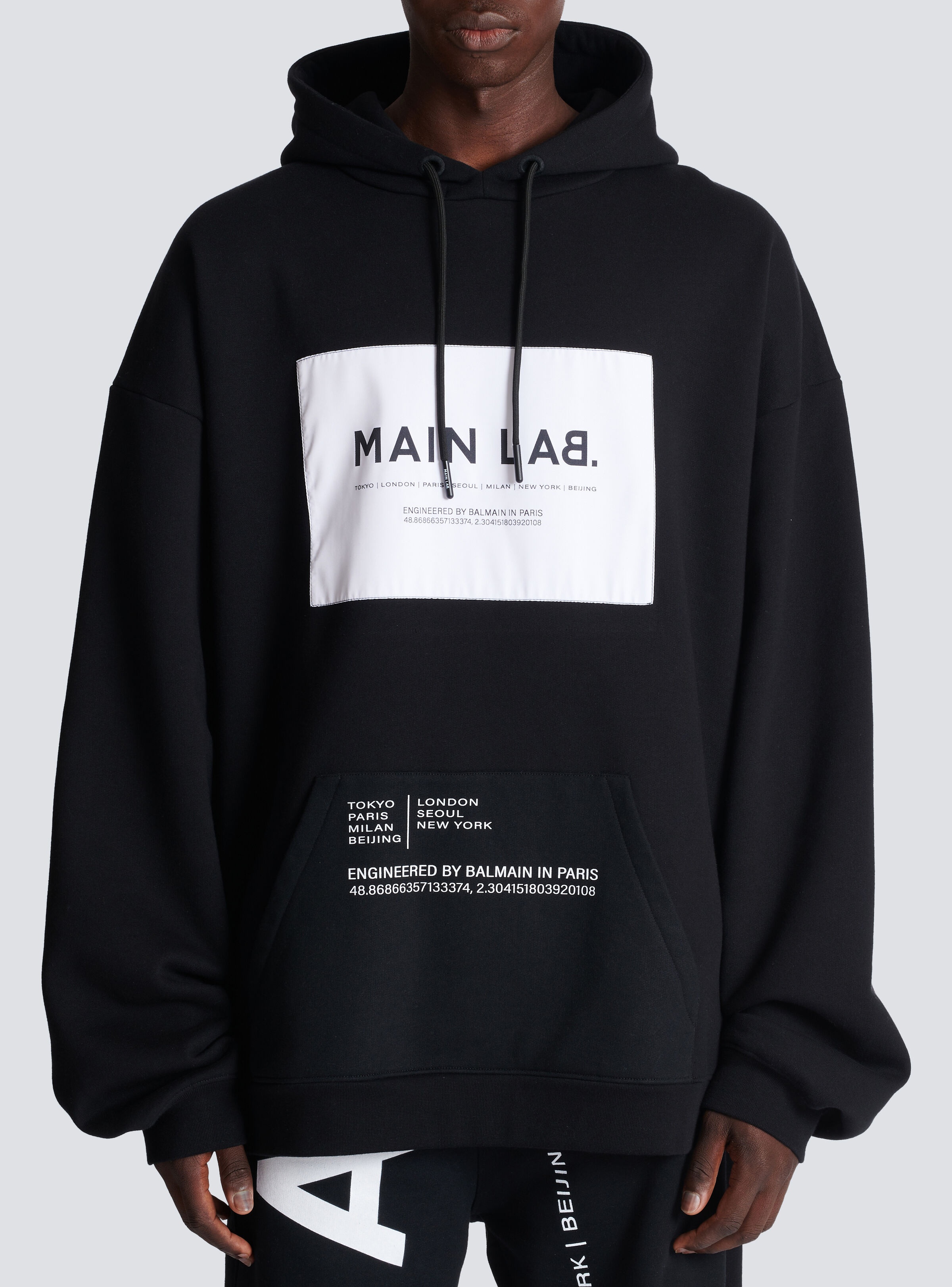 Main Lab label hoodie - 5