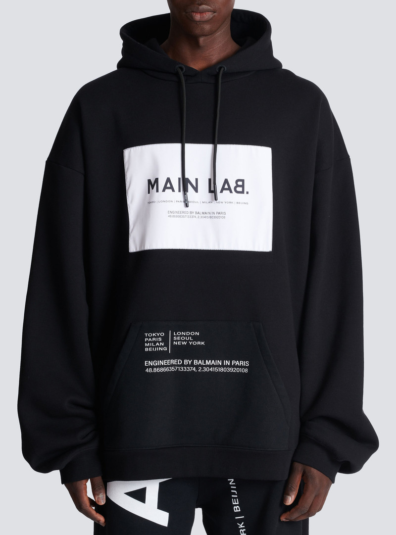 Main Lab label hoodie 5
