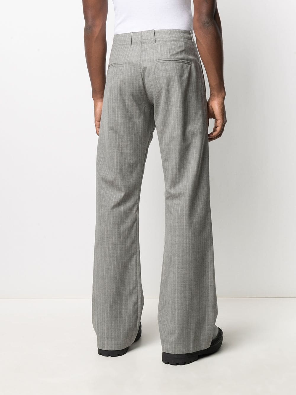 checked tailored trousers - 4