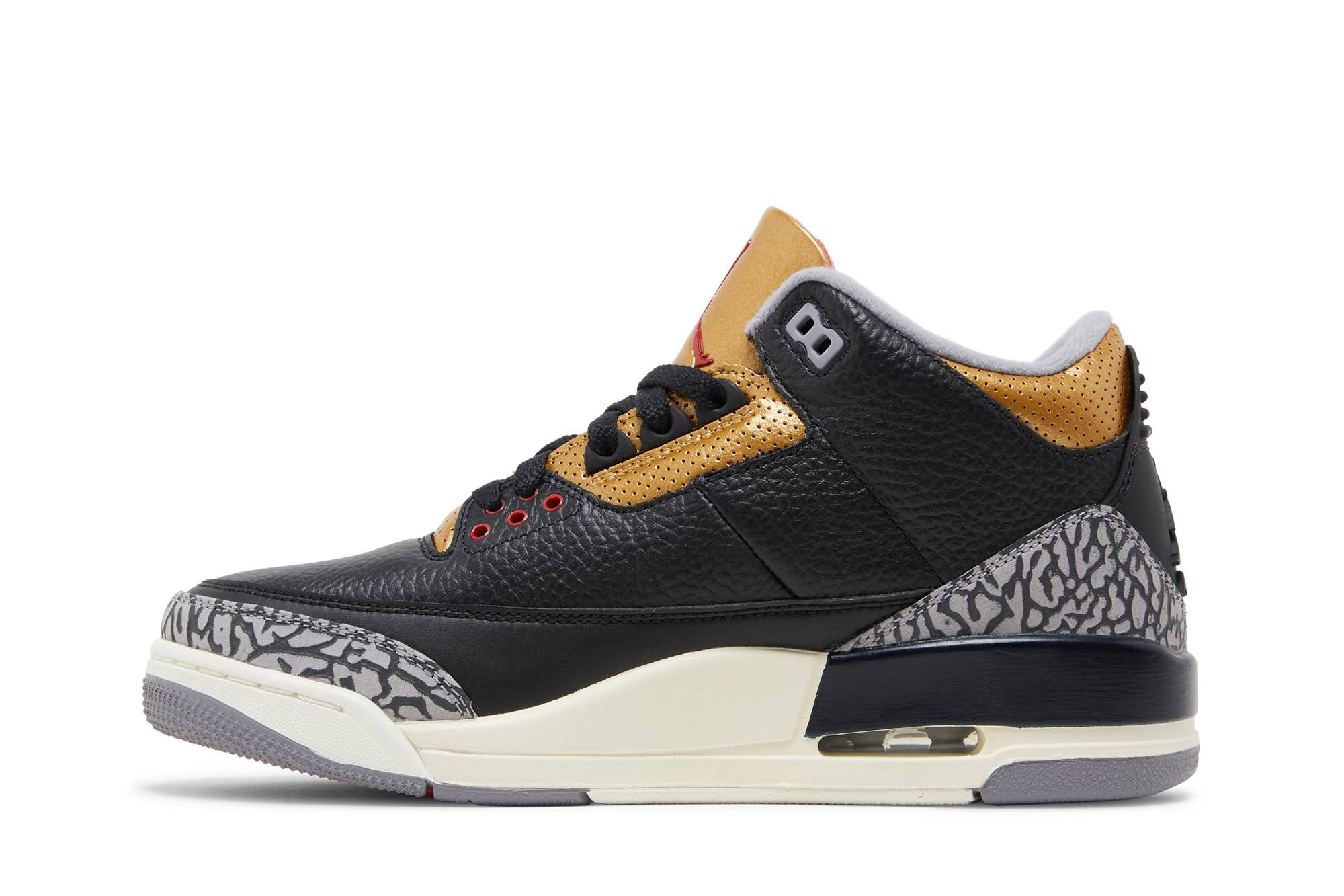 Wmns Air Jordan 3 Retro 'Black Gold' - 3