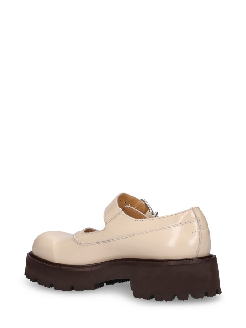 30mm Side Court leather Mary Jane flats - 4
