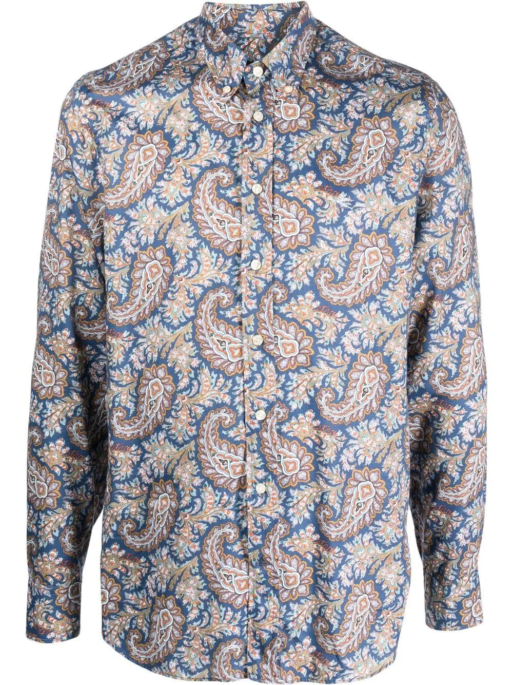 paisley-print button-down shirt - 1