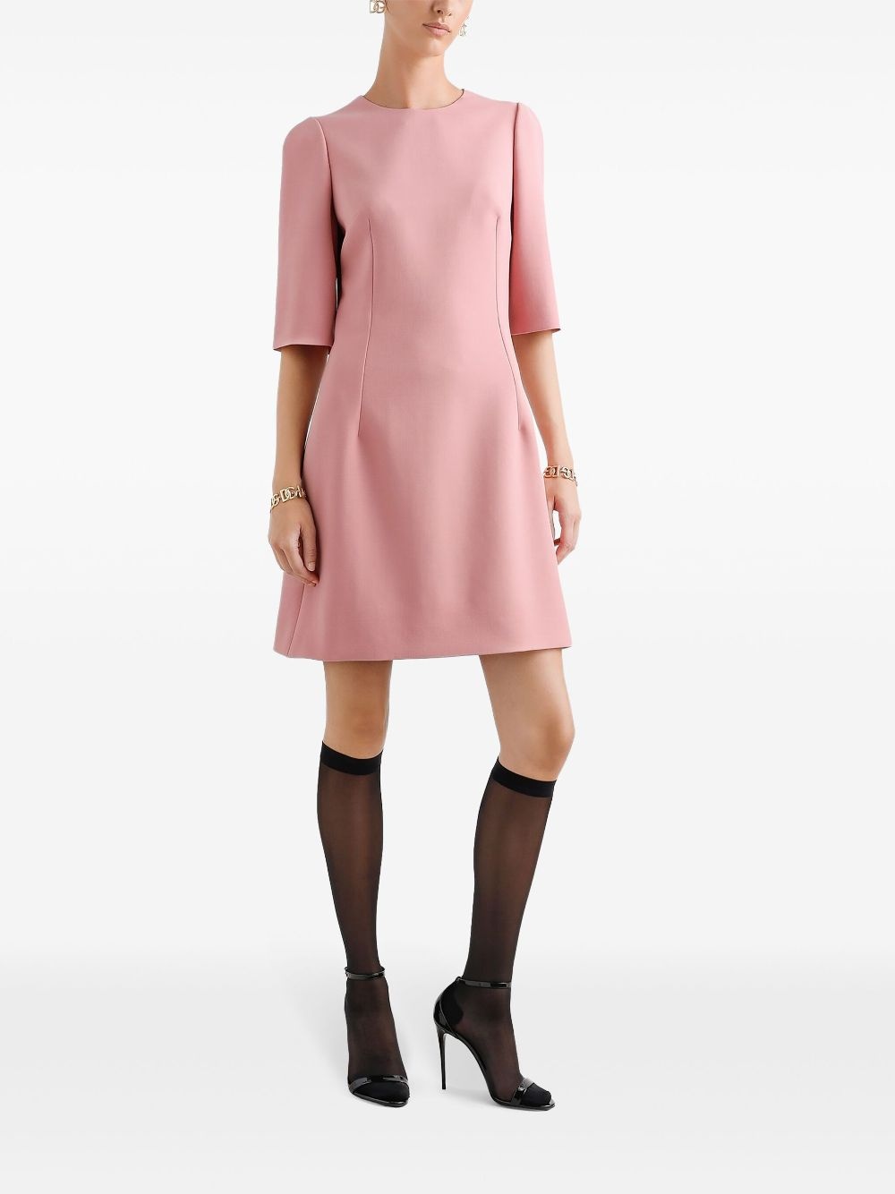 wool mini dress - 2