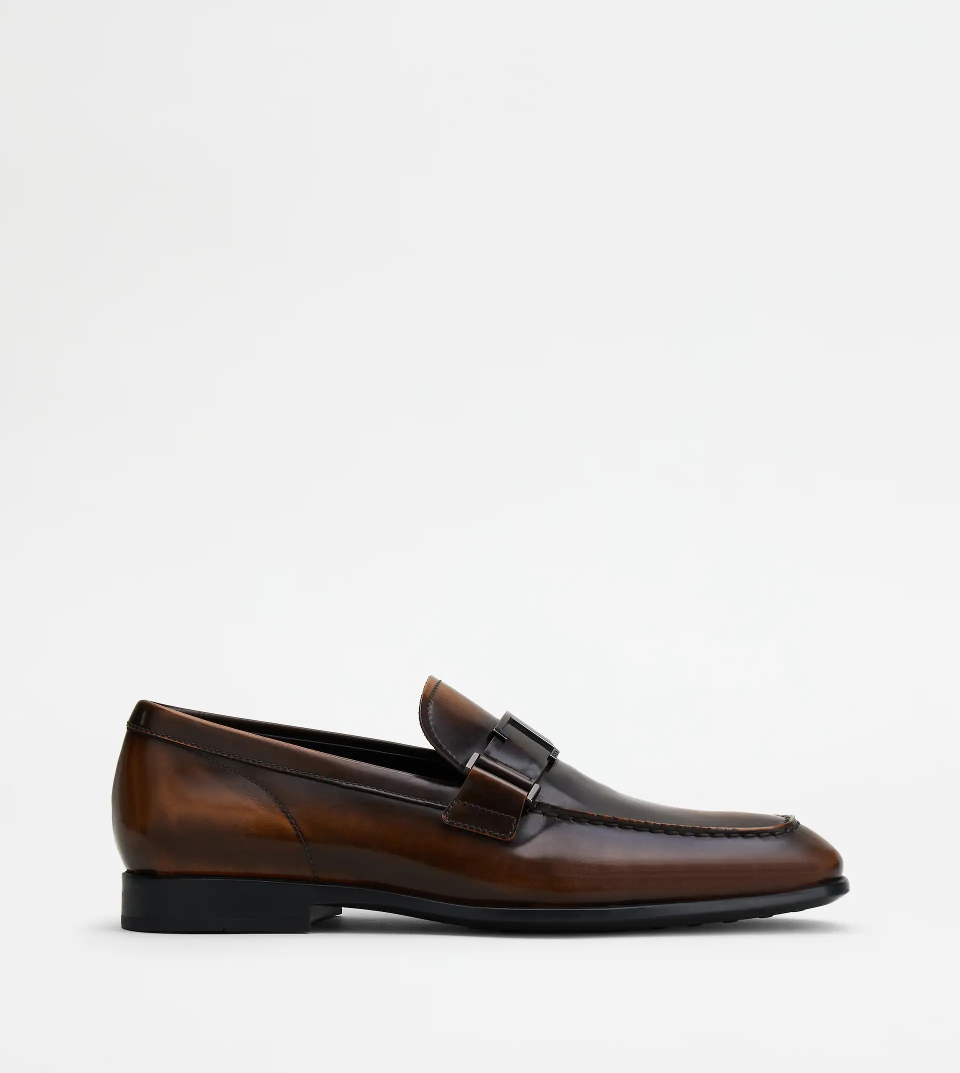 TIMELESS LOAFERS IN LEATHER - BROWN - 1