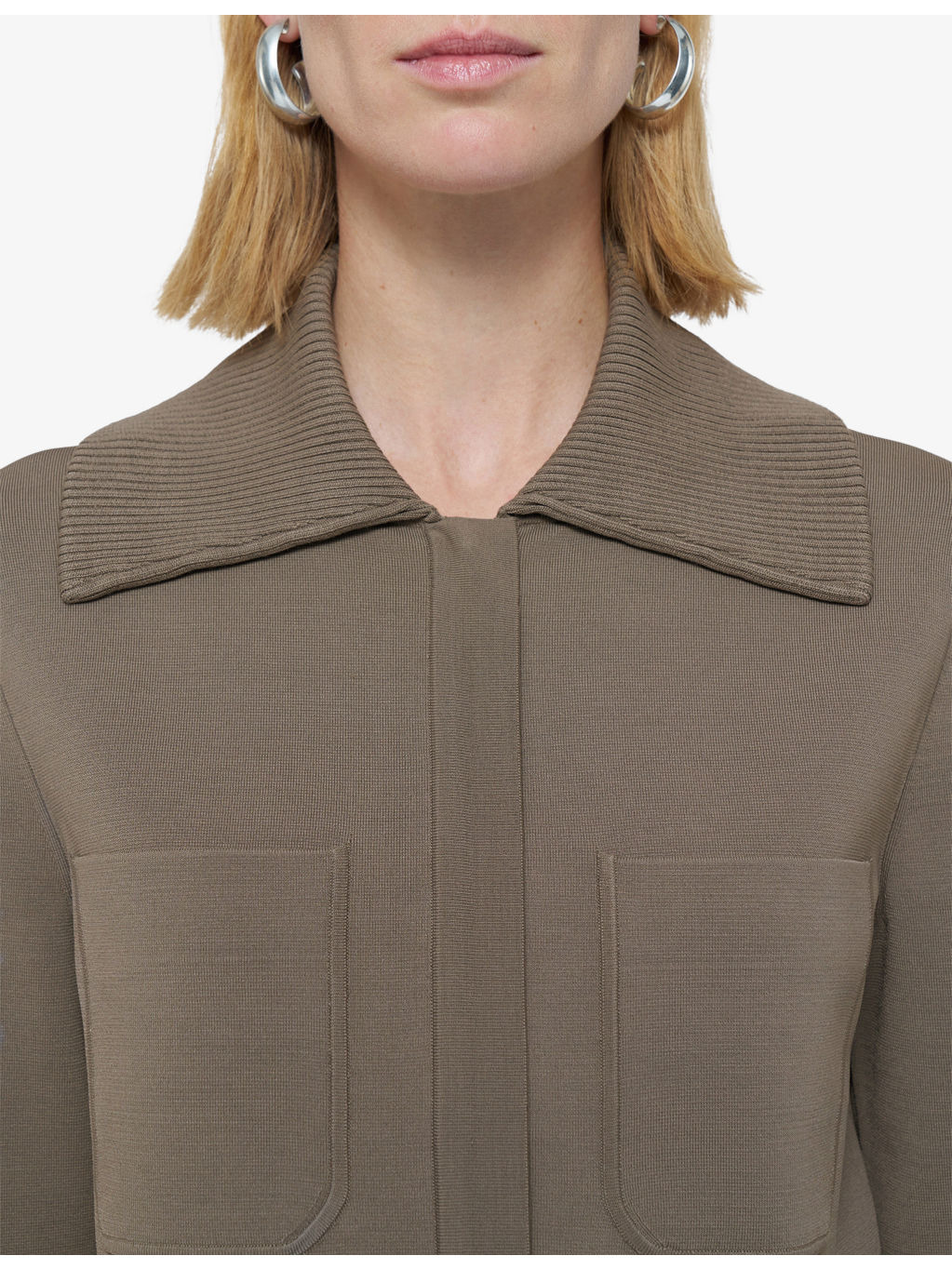 Milano Stretch-Knit Short Jacket - 5