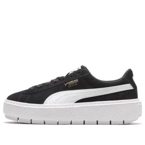 (WMNS) PUMA Platform Trace 'Black White' 367980-01 - 1