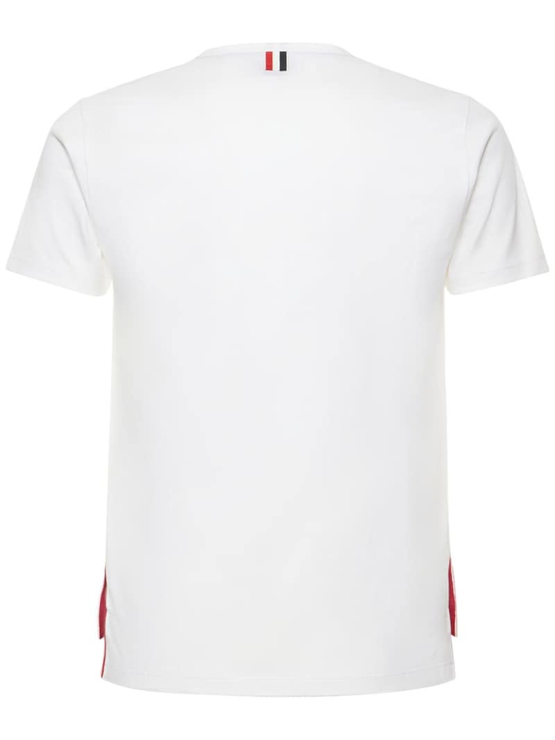 Striped pocket cotton t-shirt - 4