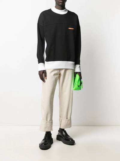 Ambush two-tone logo-print sweatshirt outlook