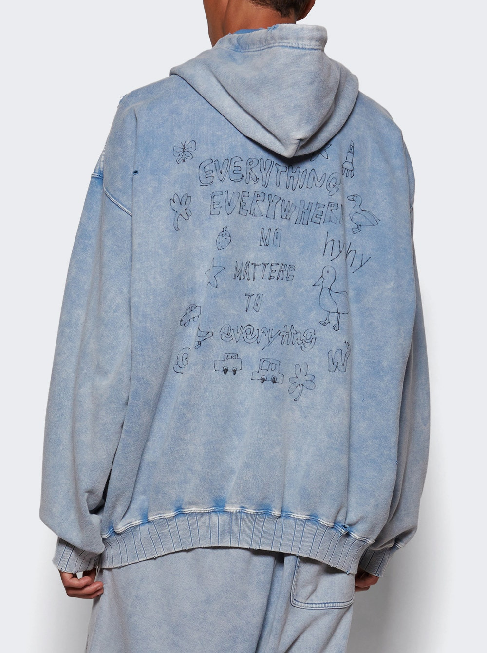 Bleached Parka Blue - 4