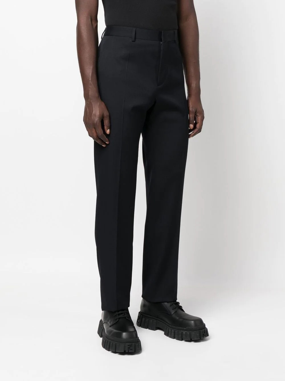 straight-leg tailored trousers - 3