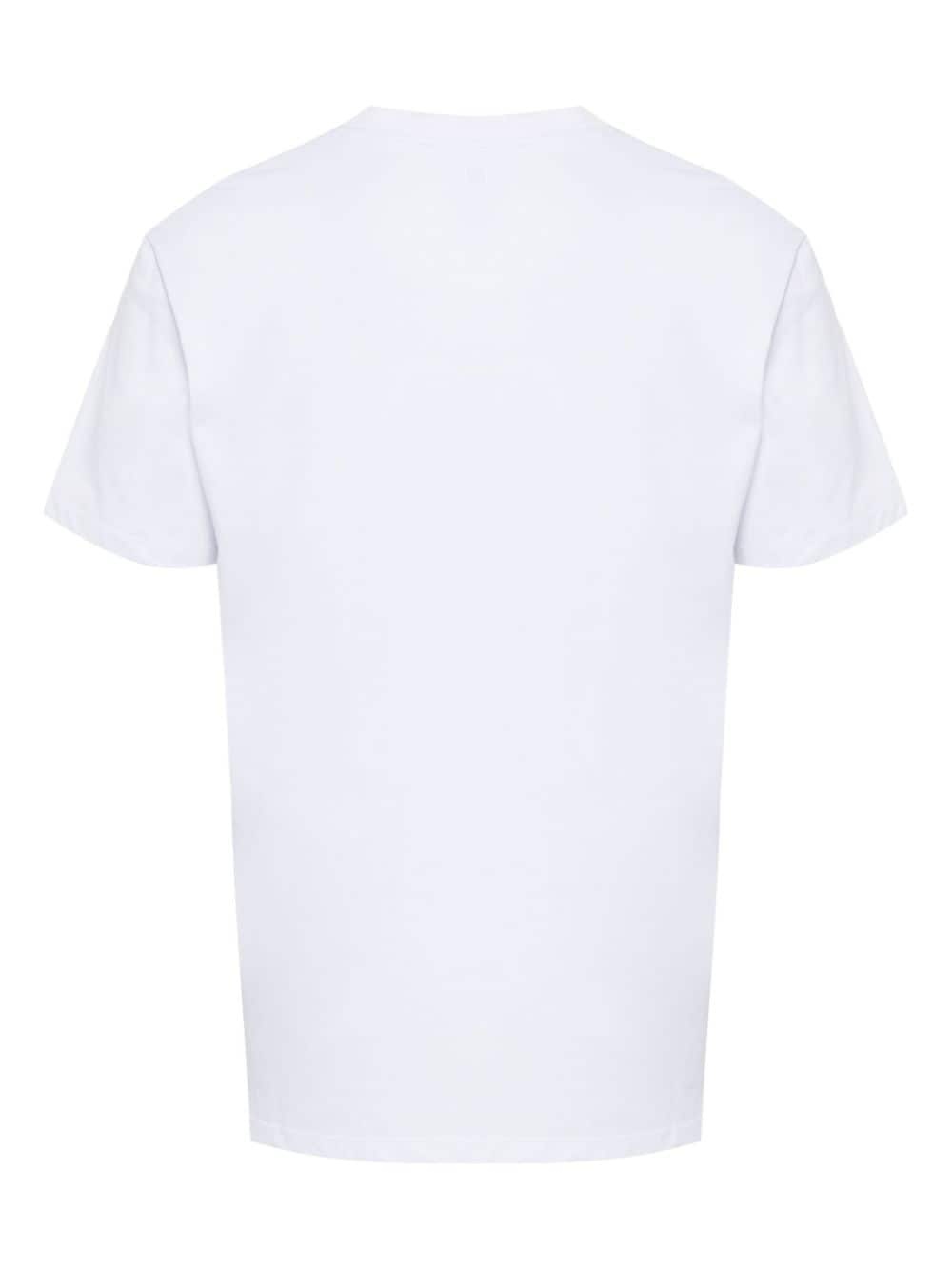 Thunderbolt-patch cotton t-shirt - 2