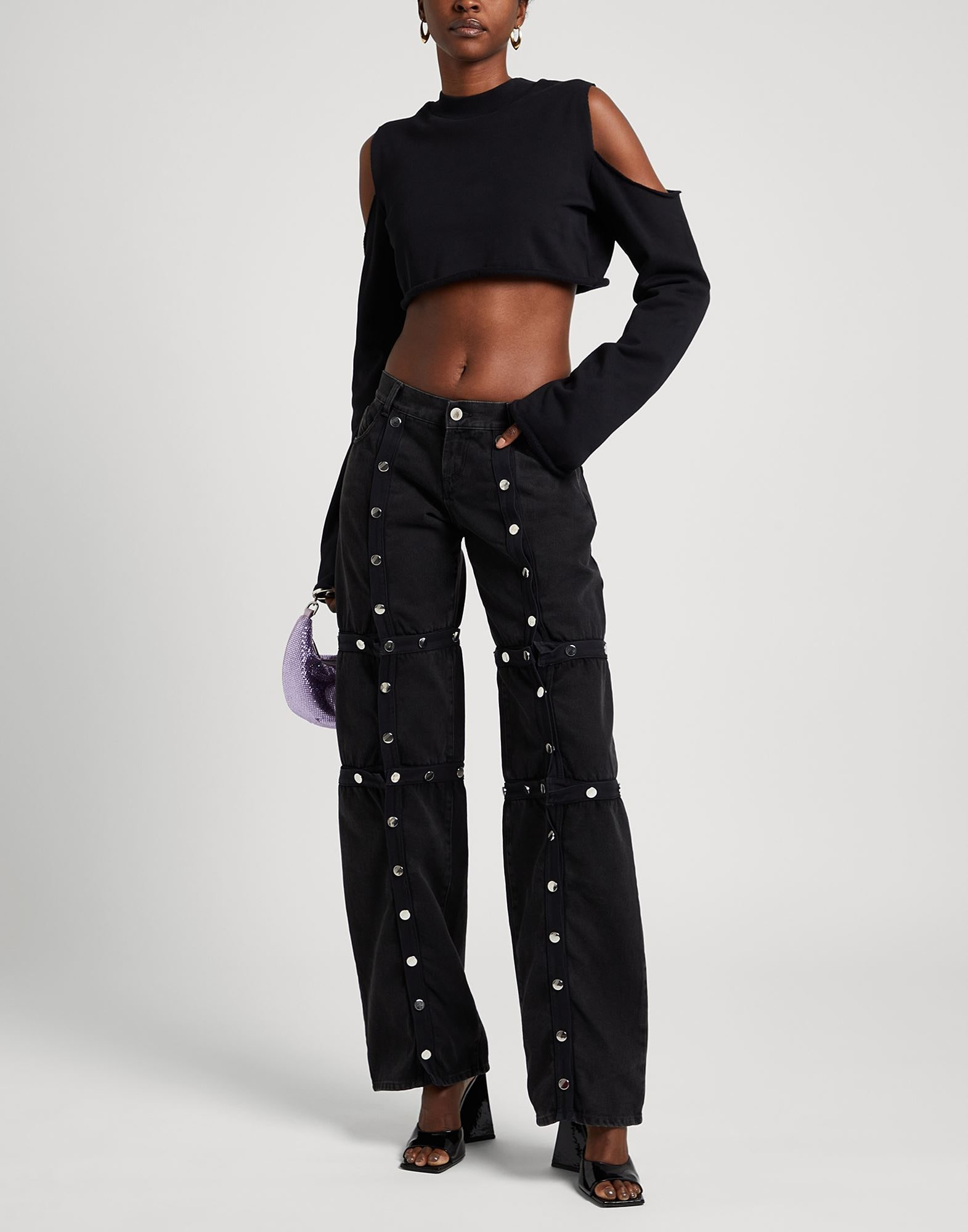 Black Women's Denim Pants - 2