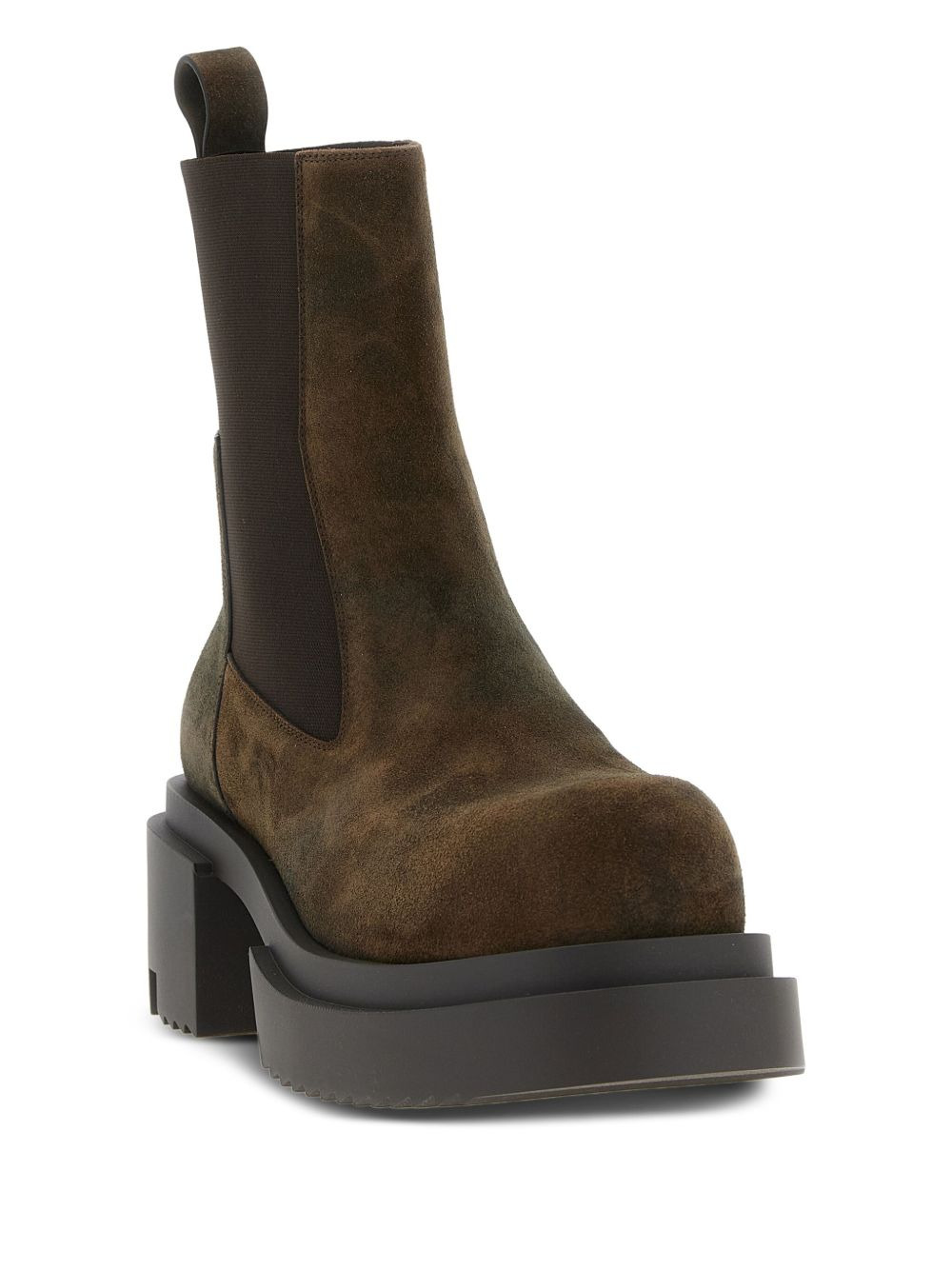 elastic-strap platform boots - 2