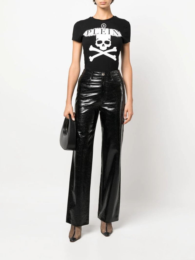 PHILIPP PLEIN skull-print short-sleeve T-shirt outlook