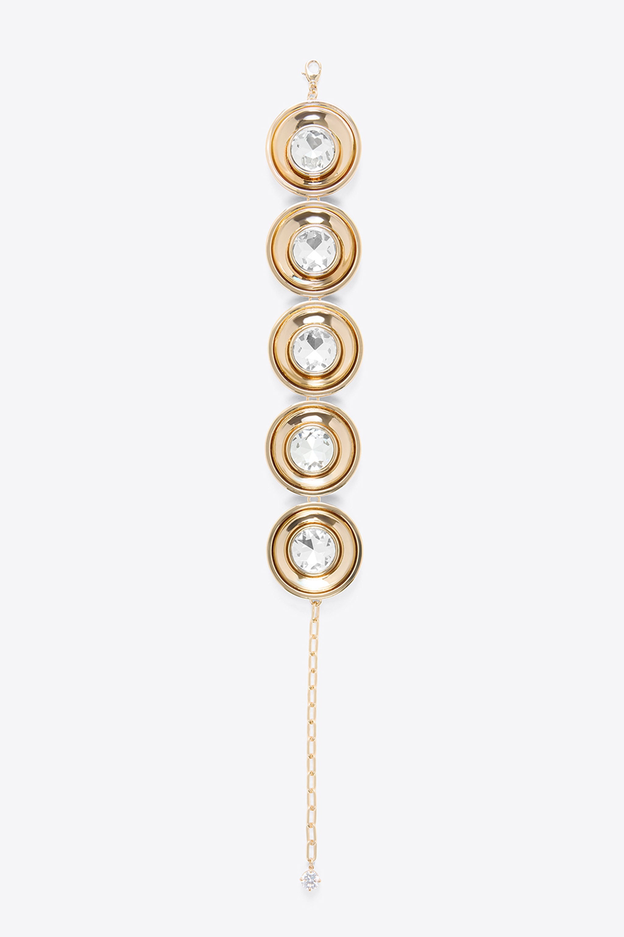 MEDALLION CRYSTAL CHOKER - 1