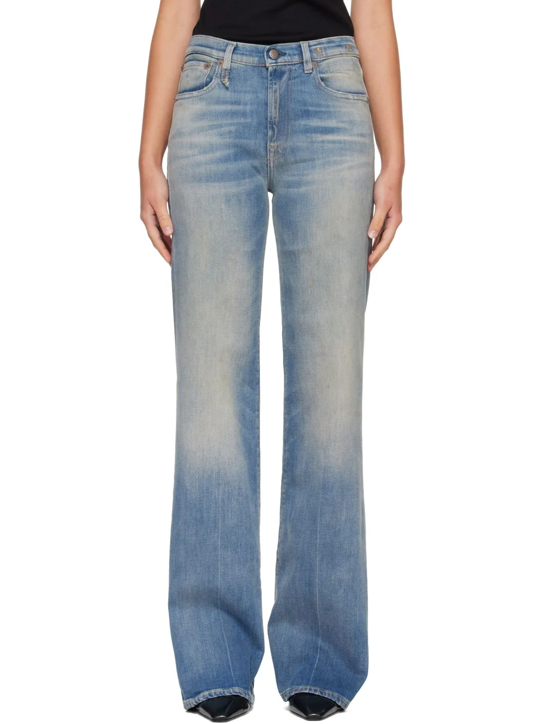 Blue Faded Jeans - 1