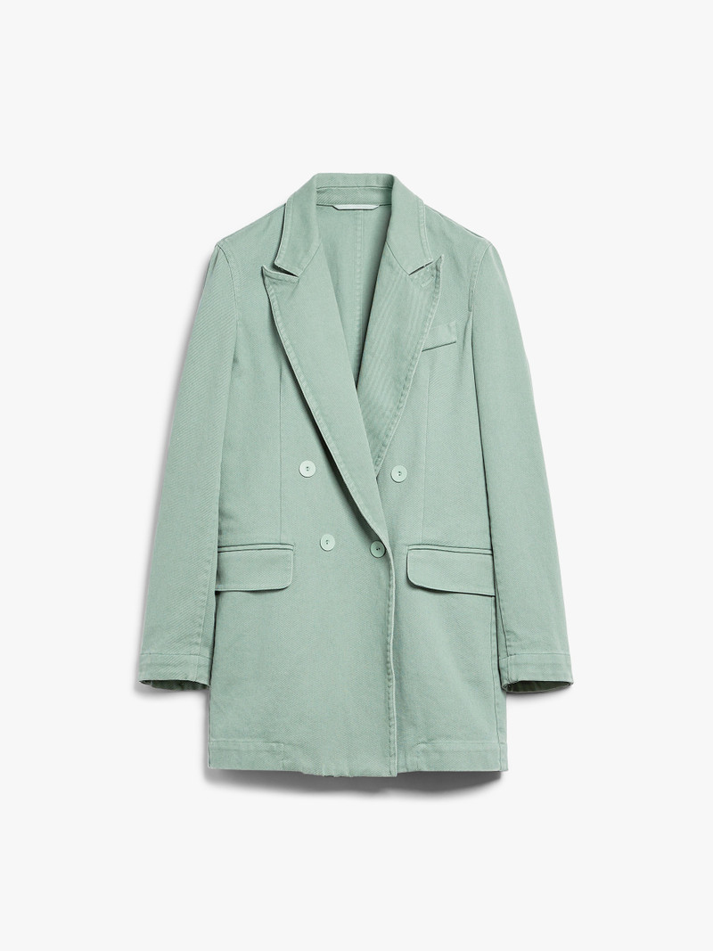 ZENOBIA Cotton drill double-breasted jacket - 1