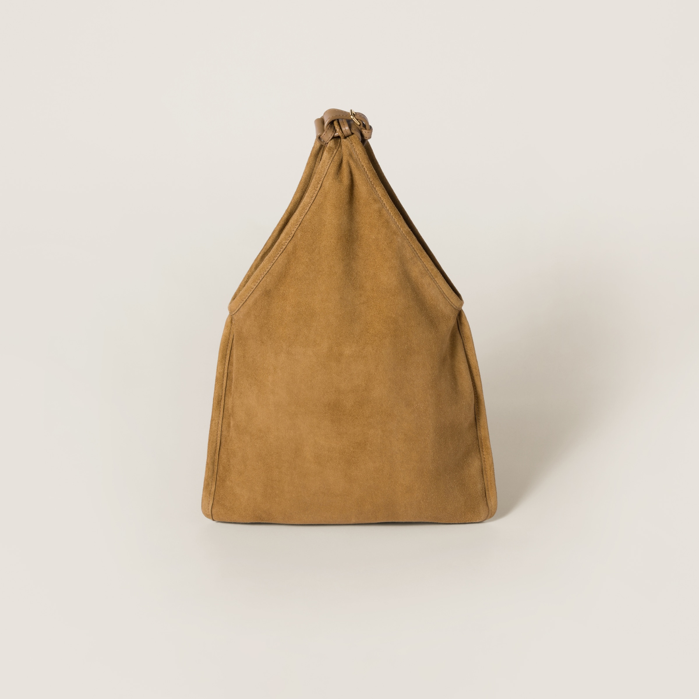 Suede handbag with tassels - 3