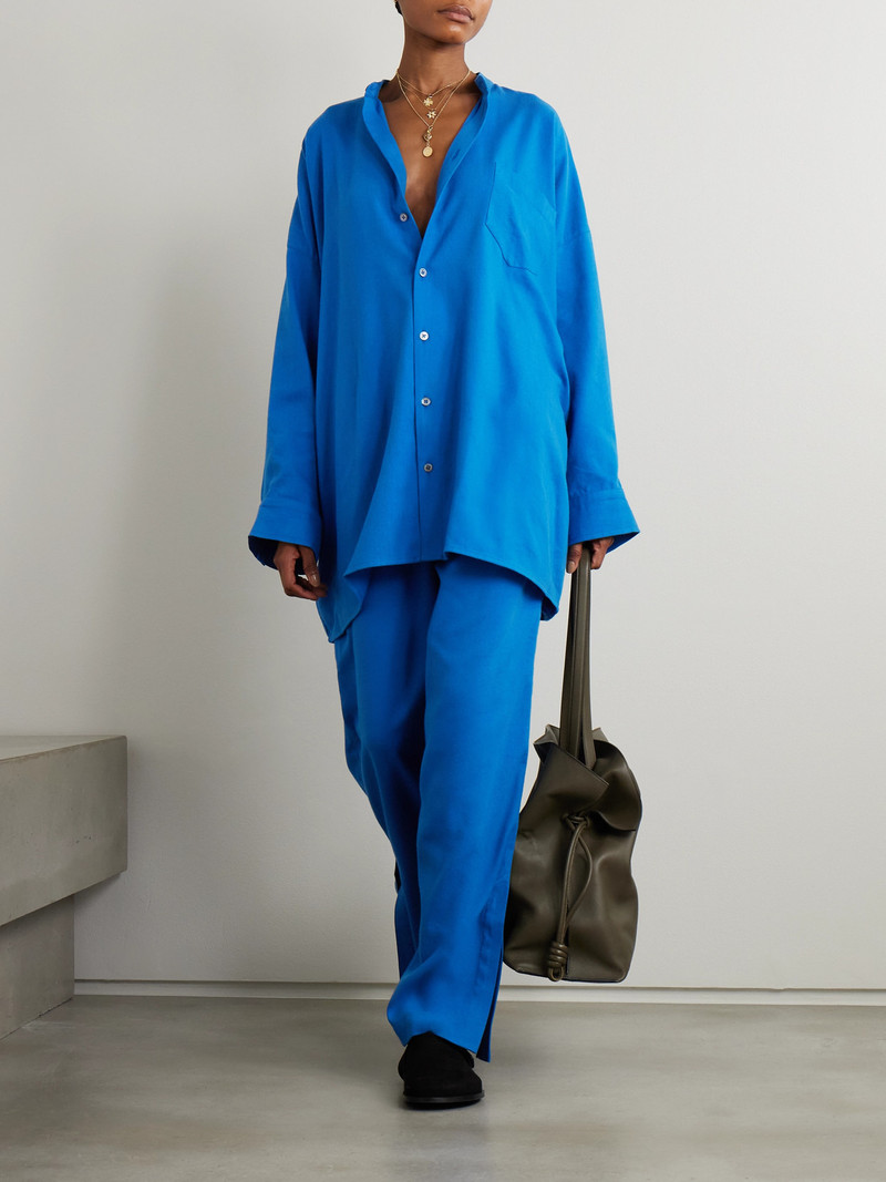 MARRAKSHI LIFE Oversized Cotton-blend Shirt outlook