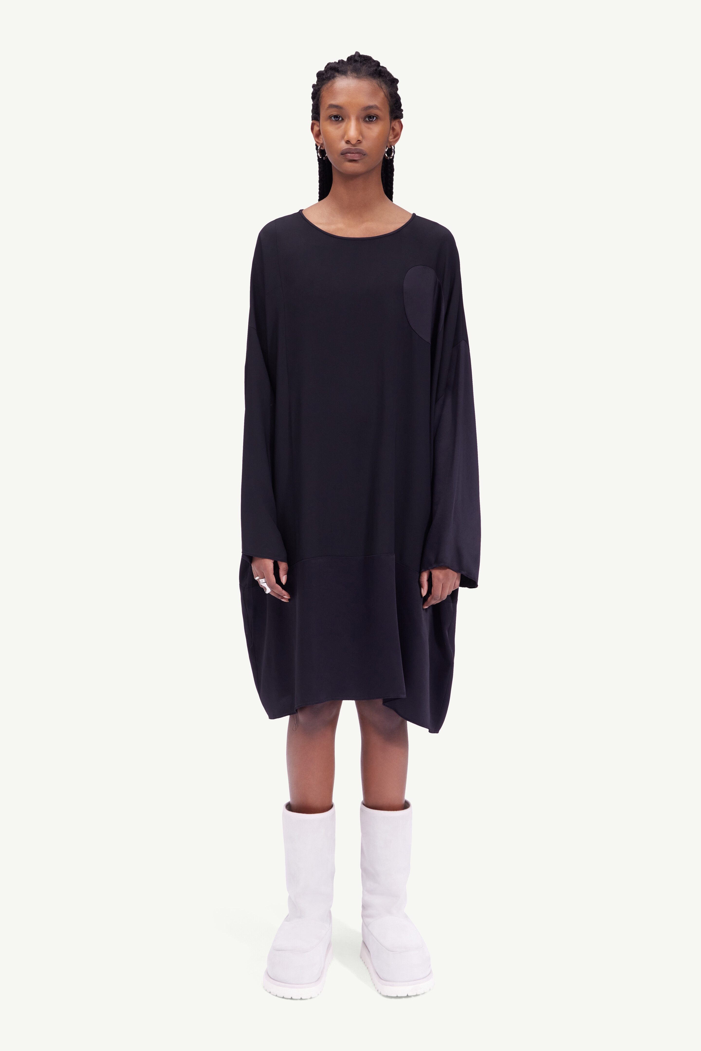 Double-faced satin dress - 2
