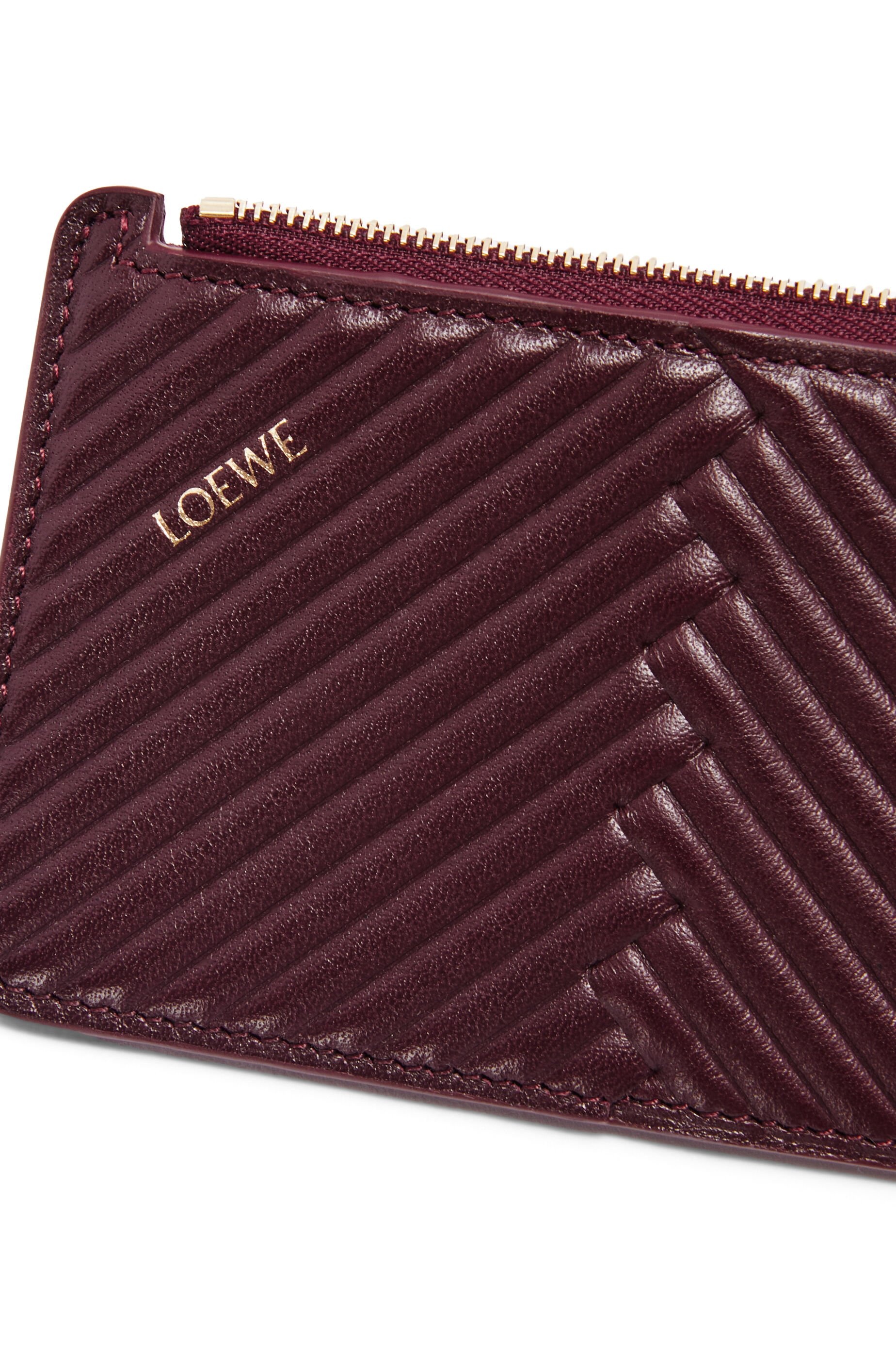 Knot coin cardholder in shiny nappa calfskin - 4