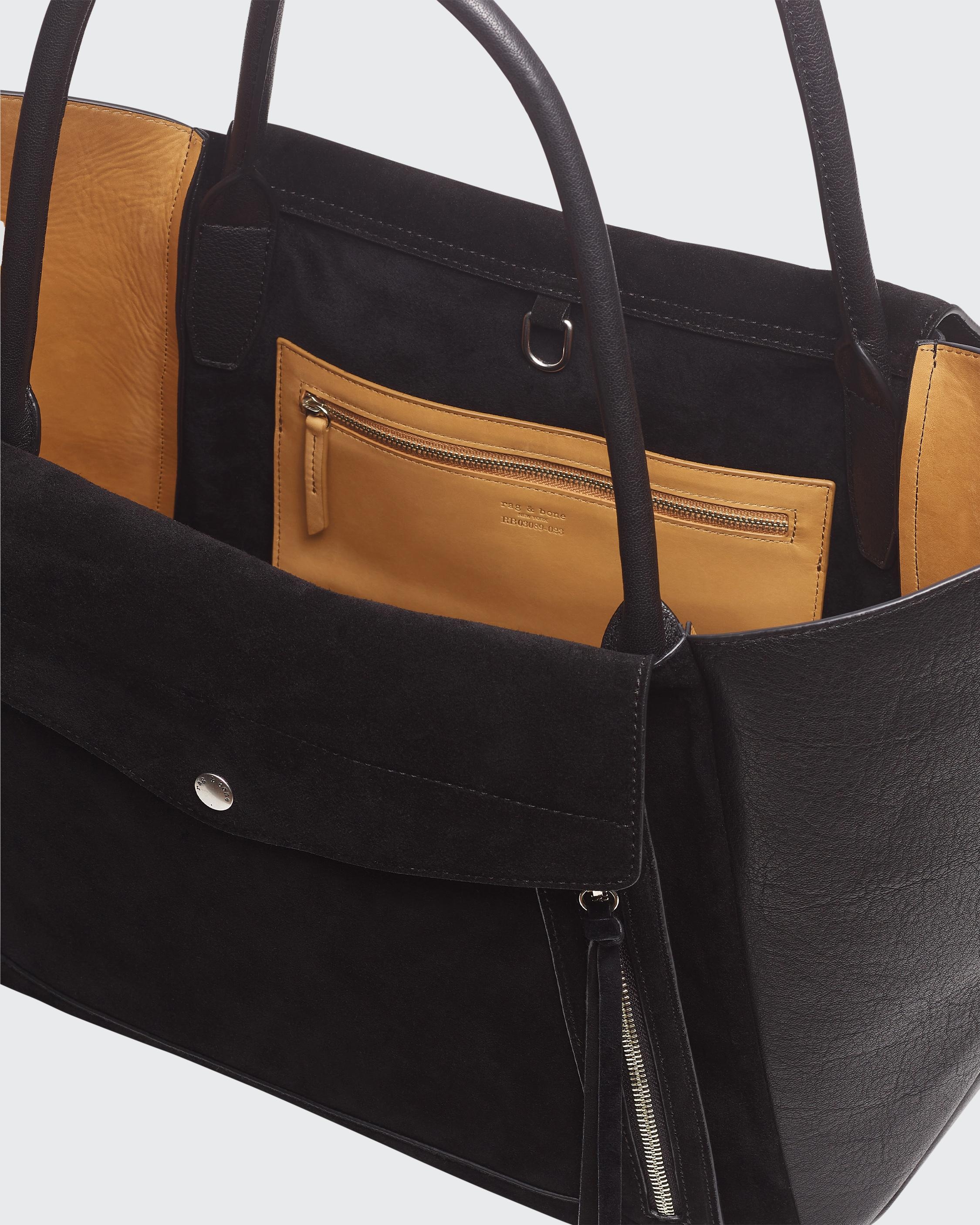 Runner Tote - Suede & Leather
Large Tote Bag - 4