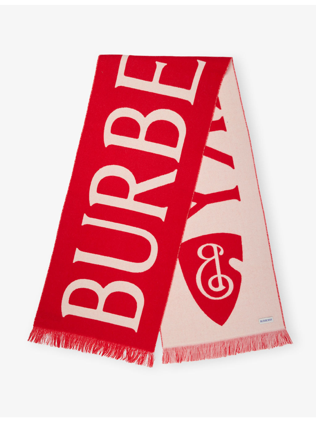 Football Logo Wool Scarf - 1