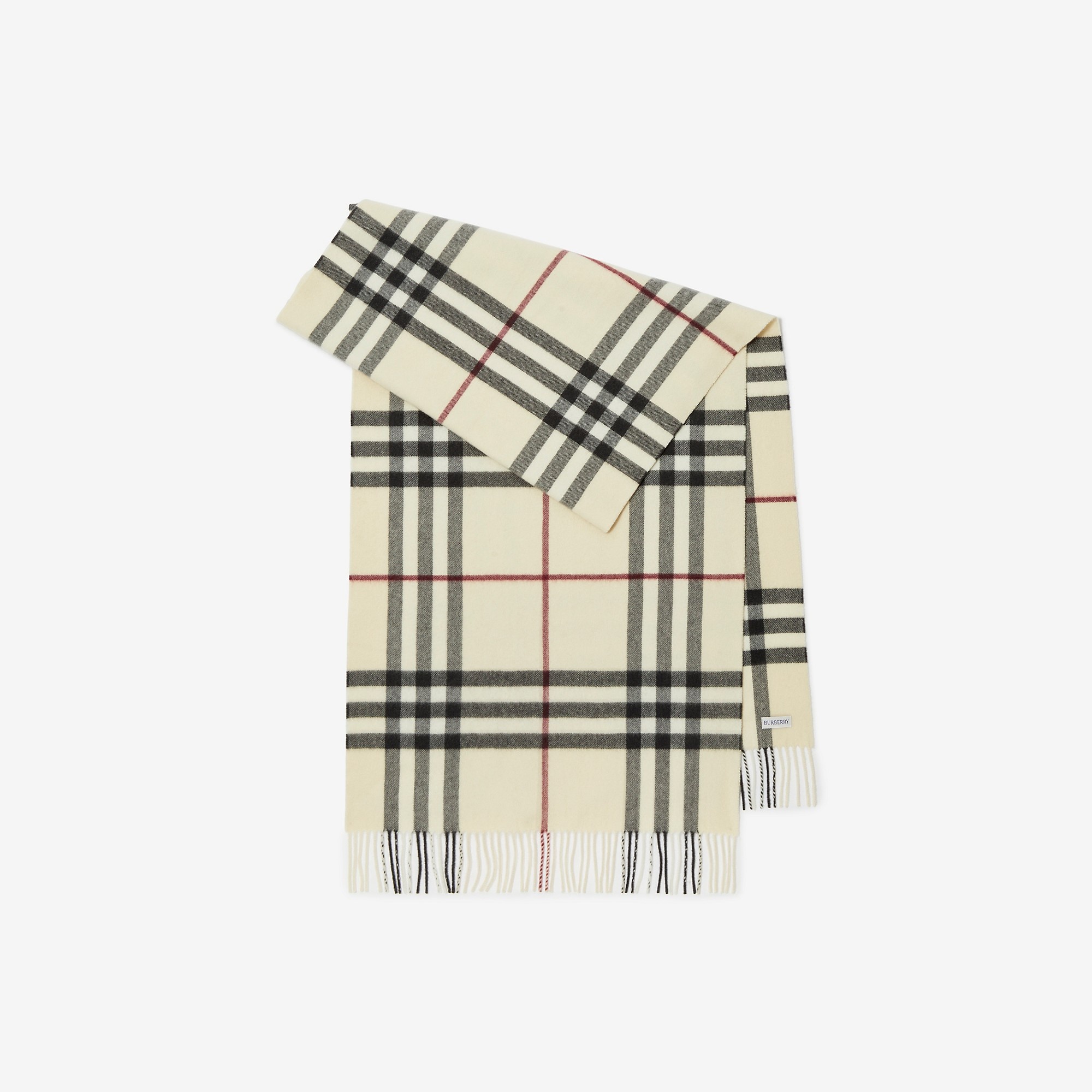 Check Cashmere Scarf - 1