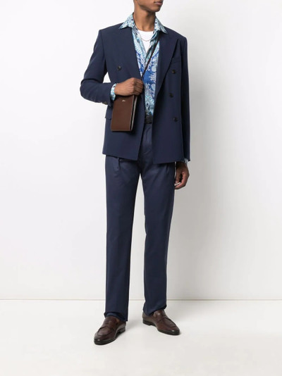 Etro tailored stretch-cotton trousers outlook