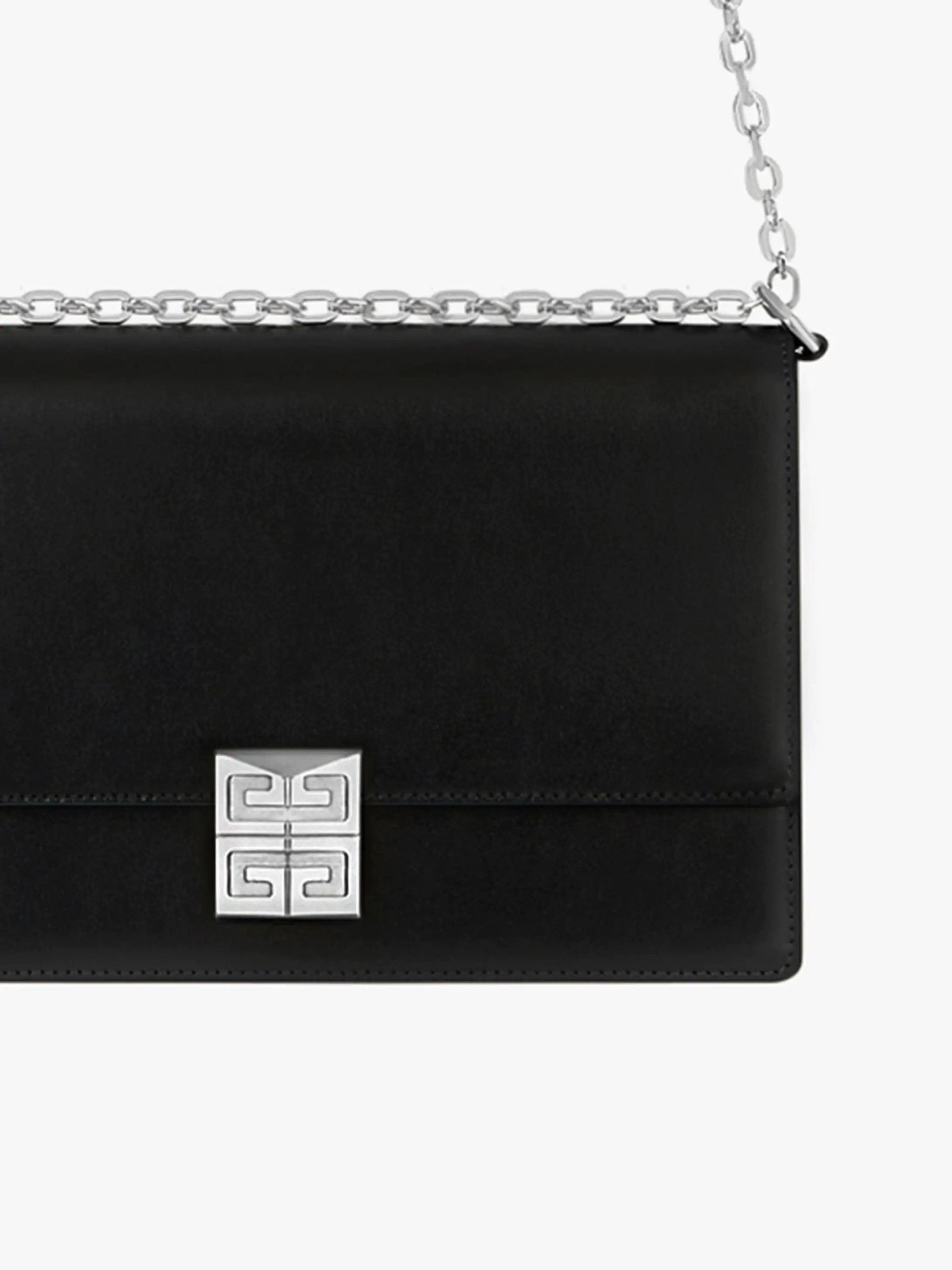 MEDIUM 4G BAG IN BOX LEATHER WITH CHAIN - 7