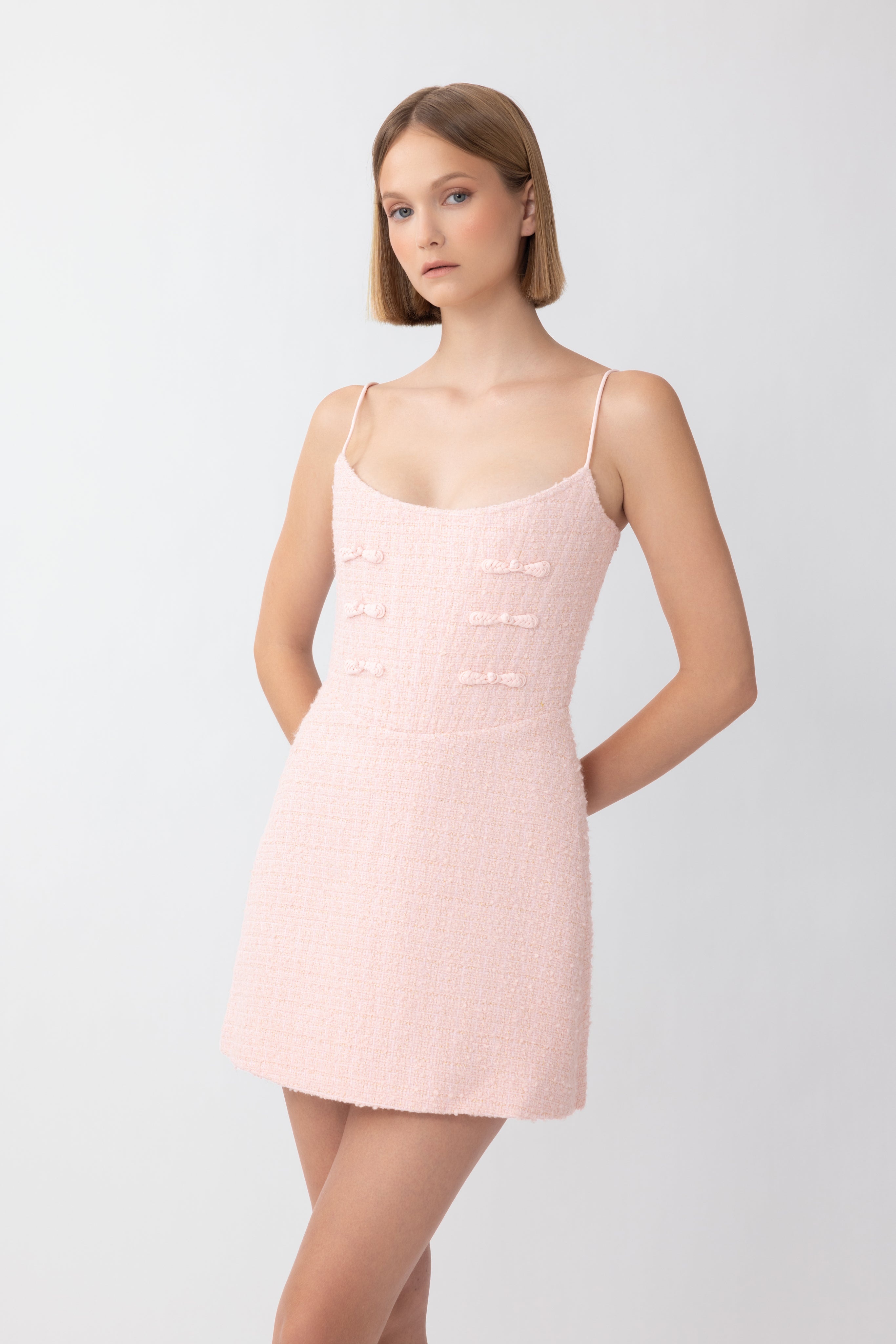 ANDI TWEED MINI DRESS - 2