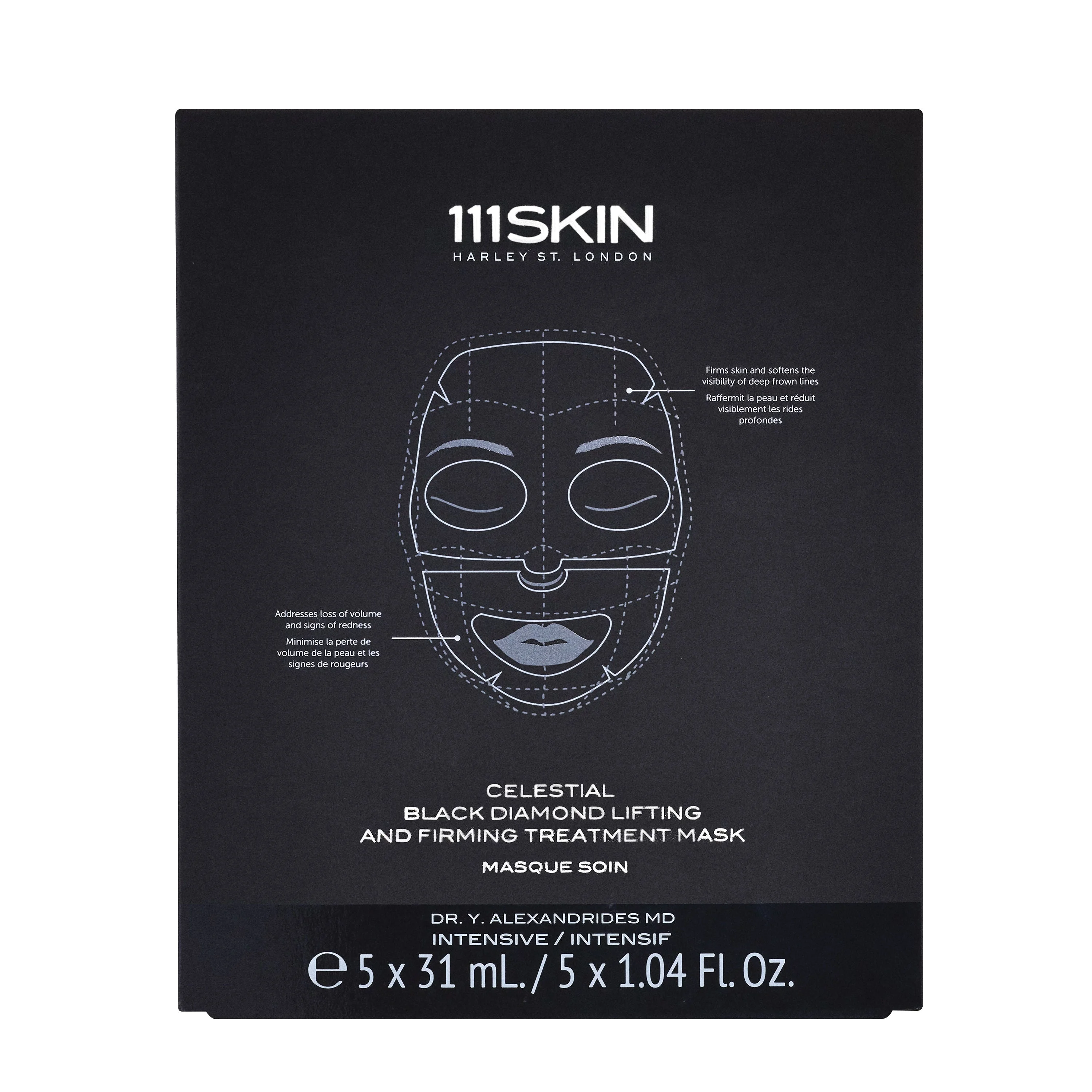 Celestial Black Diamond Lifting and Firming Treatment Mask Box - 1