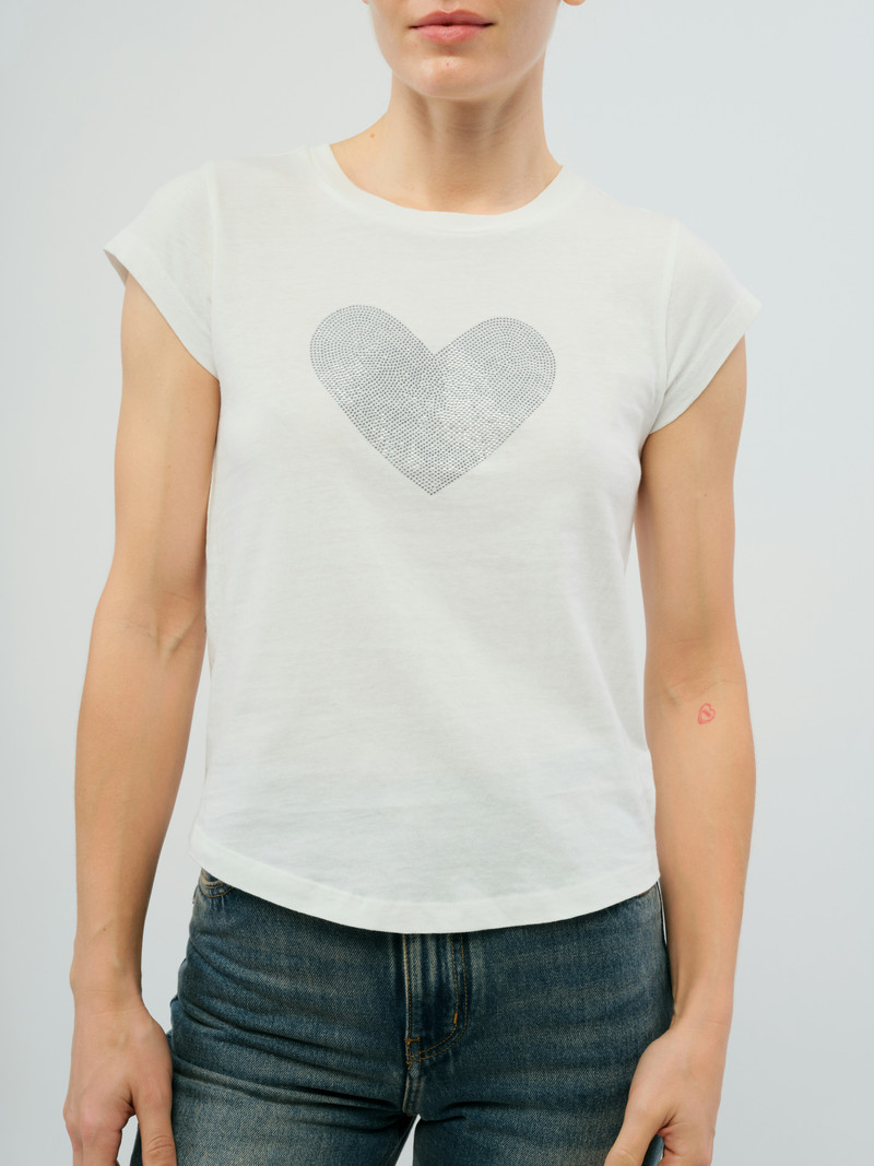 Zadig & Voltaire Skinny Heart T-Shirt outlook