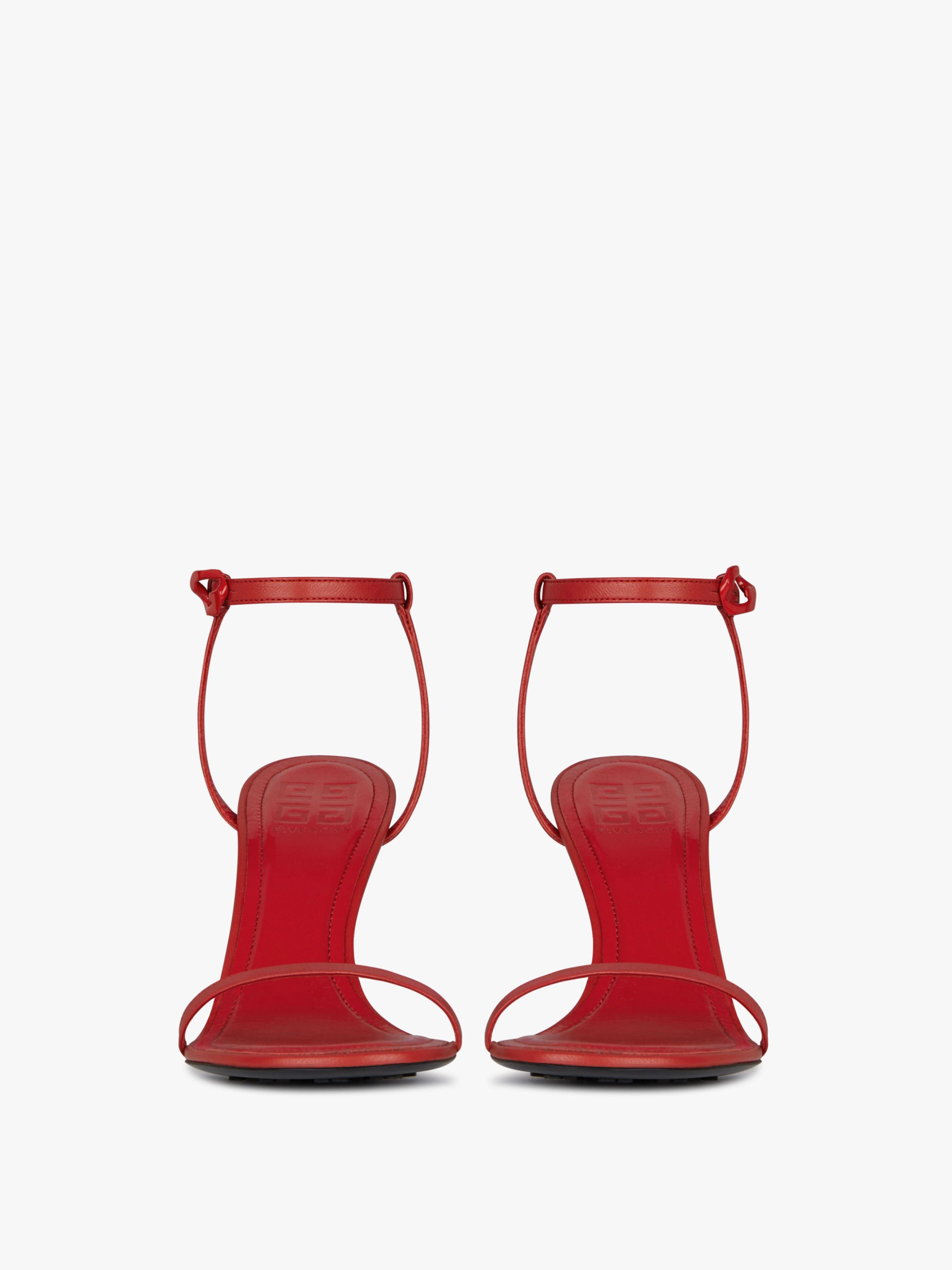 G CUBE SANDALS IN LEATHER - 2