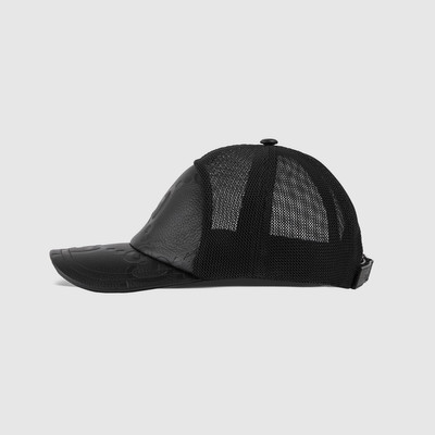 GUCCI Jumbo GG leather baseball hat outlook