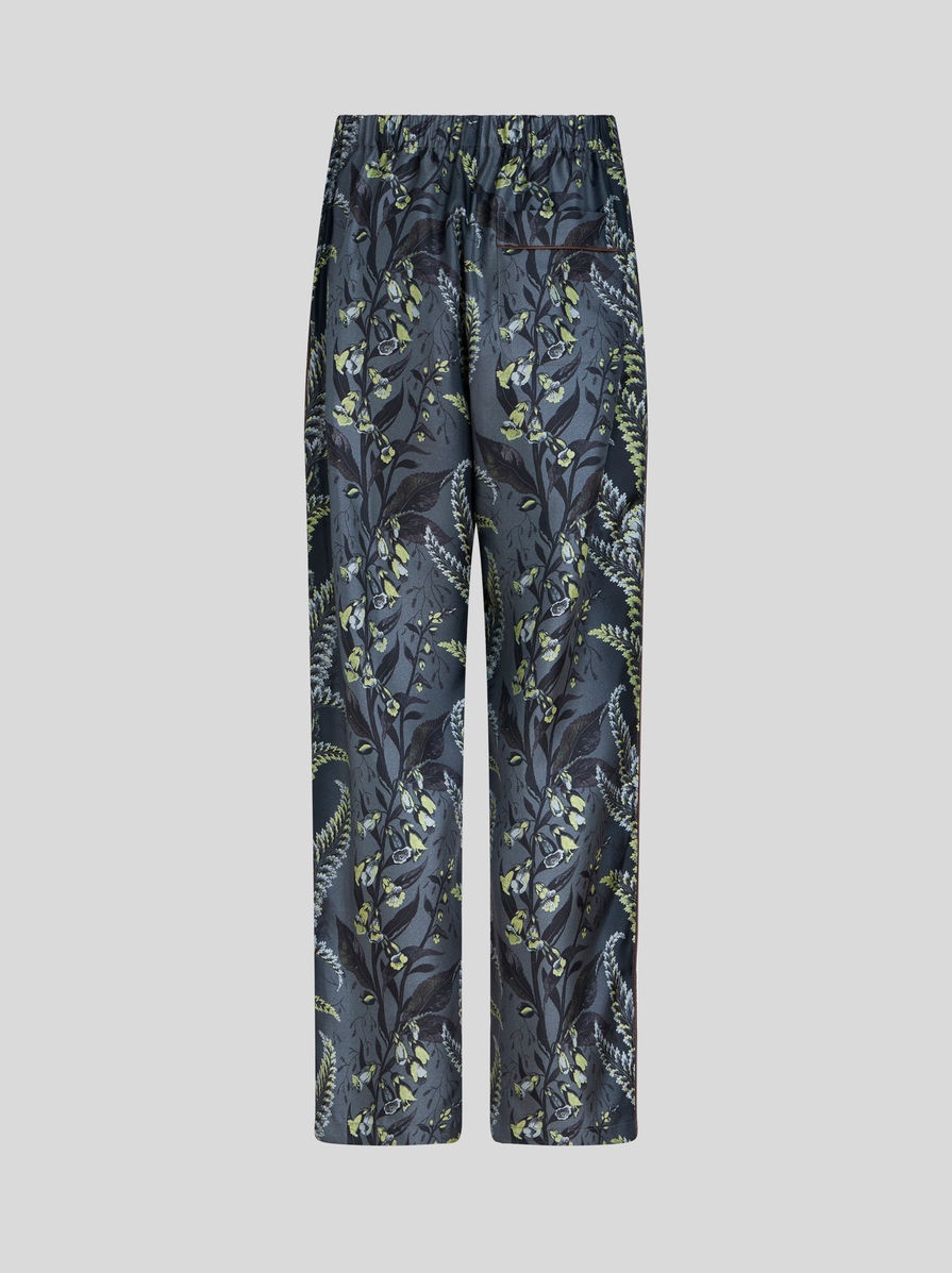 PRINTED SILK TROUSERS - 5