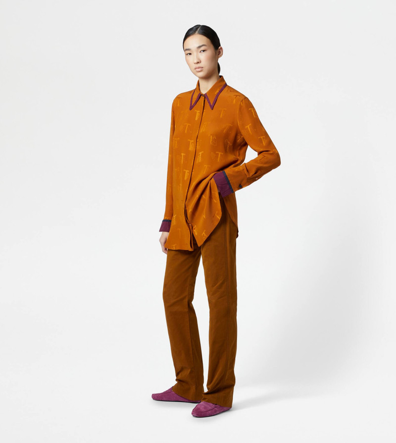 Tod's SHIRT IN SILK - YELLOW outlook