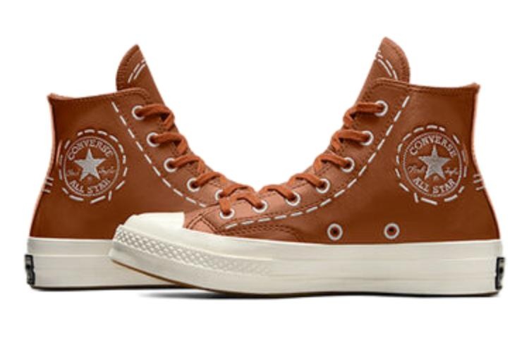 (WMNS) Converse Chuck 70 Bold Stitch High Top 'Brown' A07951C - 4