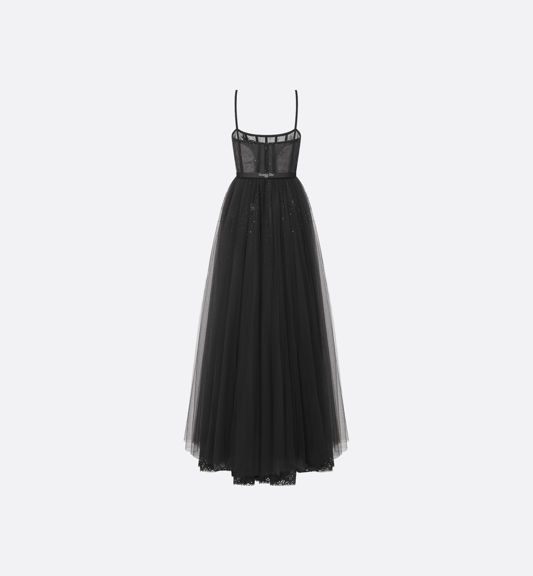 Flared Long Evening Gown - 2