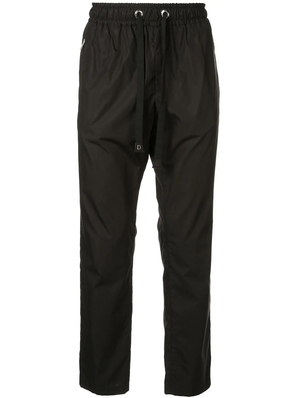 straight leg track trousers - 1