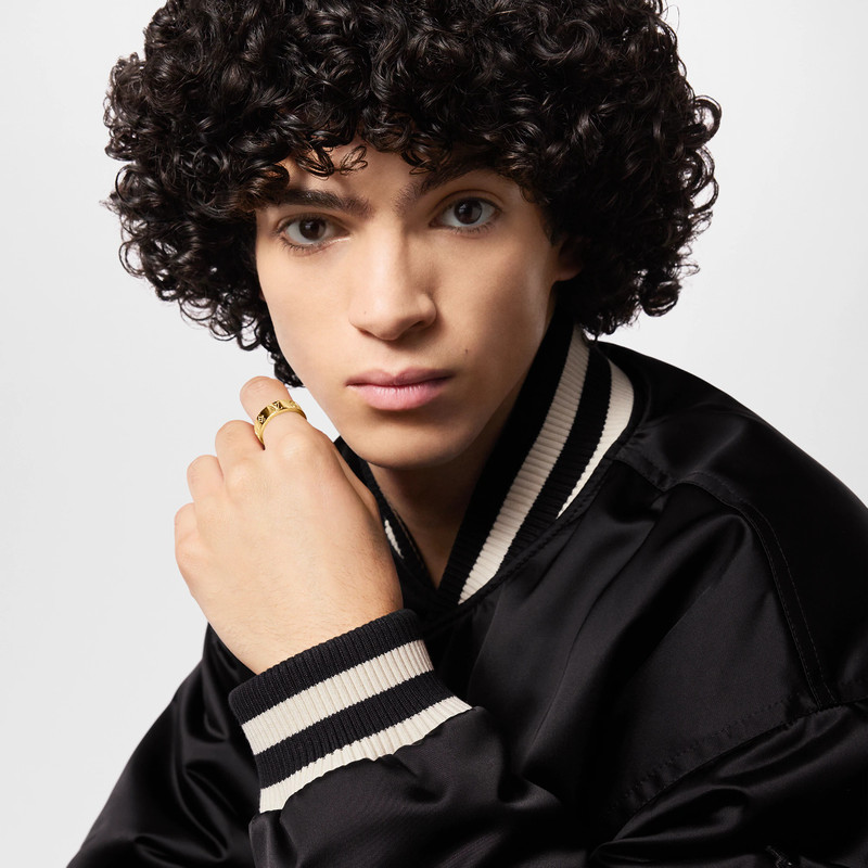 LV Mosaic Thin Ring 4