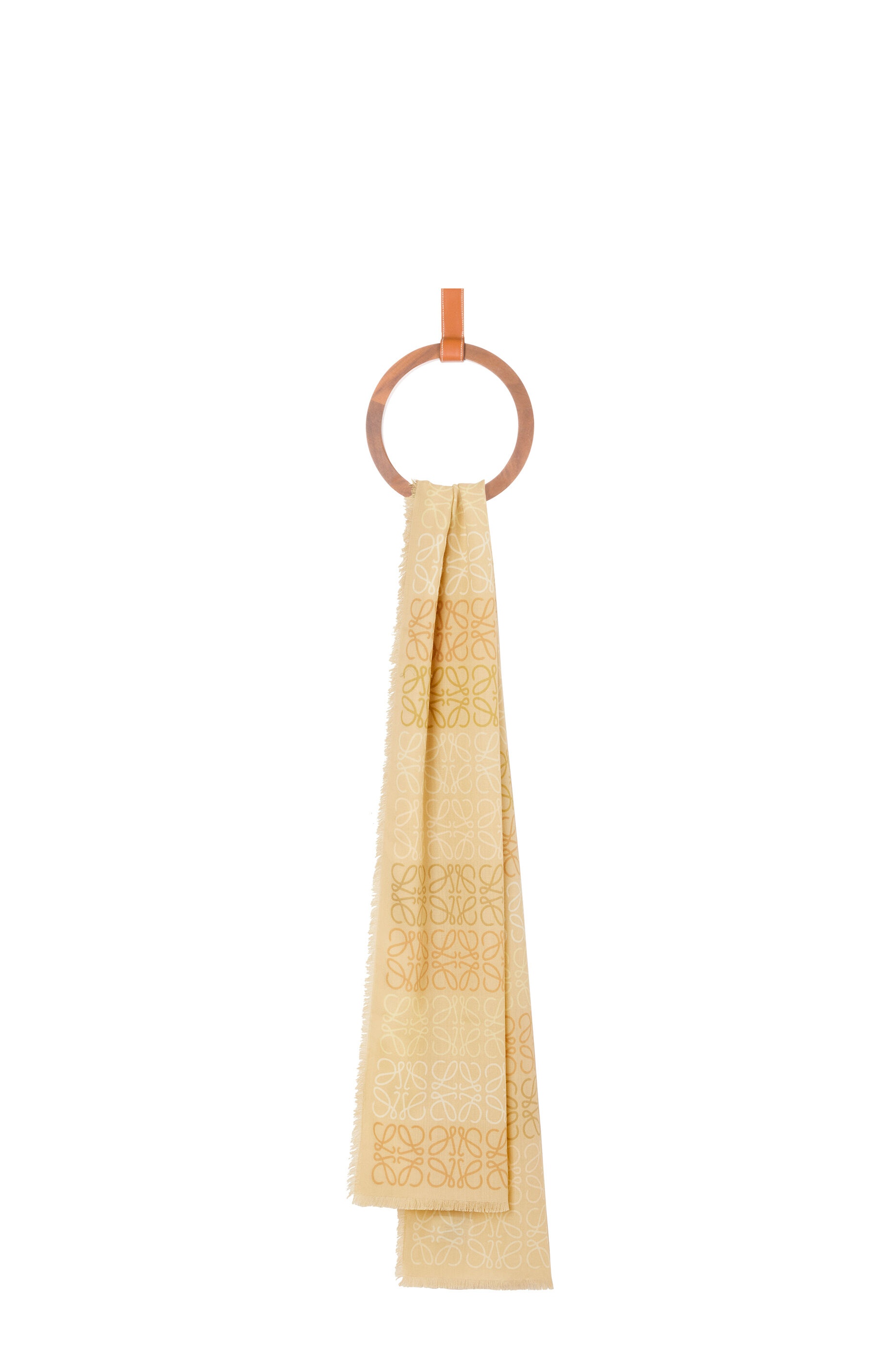 Anagram lines scarf in wool and cashmere - 1