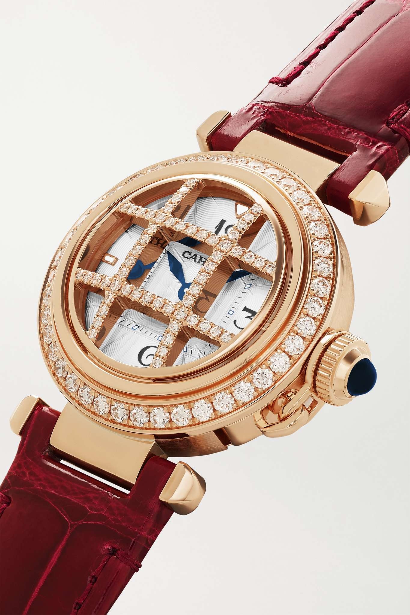 Pasha de Cartier Quartz 30mm 18-karat rose gold and diamond watch - 3