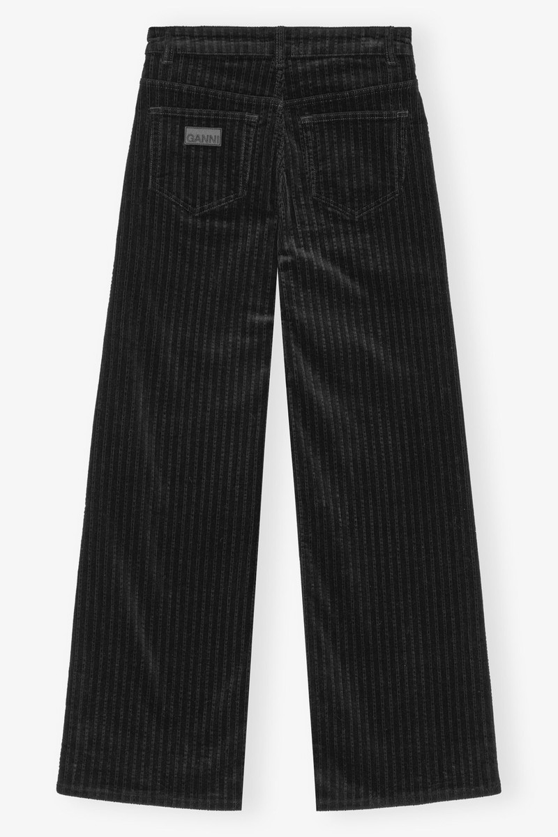 BLACK CORDUROY MAGNY PANTS 6