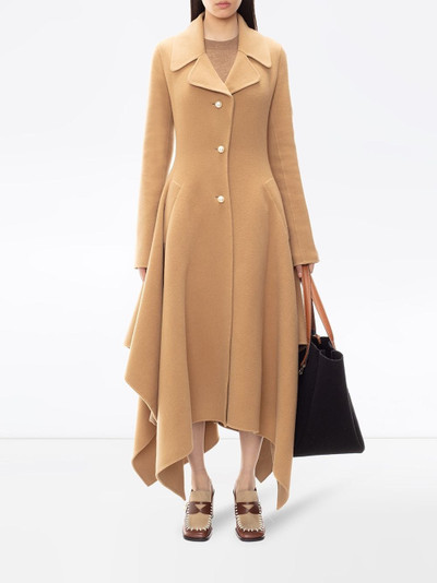 JW Anderson handkerchief single-breasted coat outlook